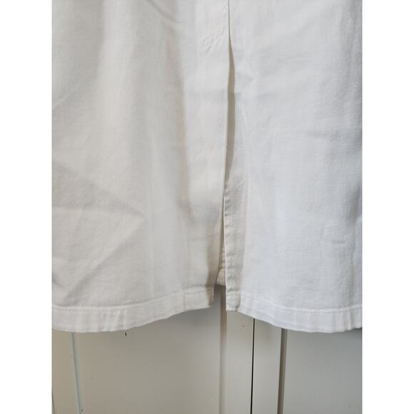 Jessica Howard White Denim Jean Midi Skirt Plus Size 20W - Picture 7 of 7